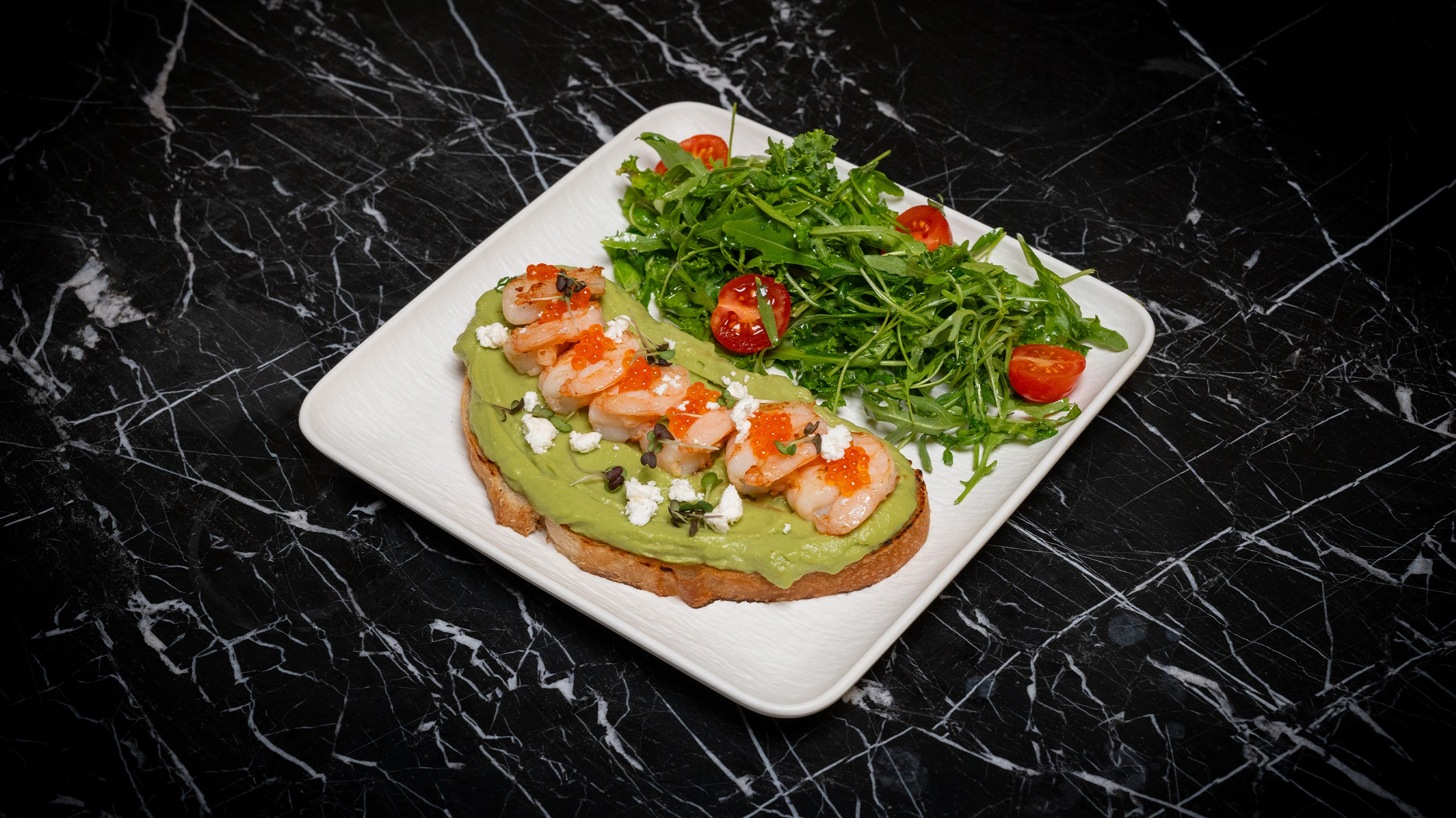 Shrimp Avo Toast