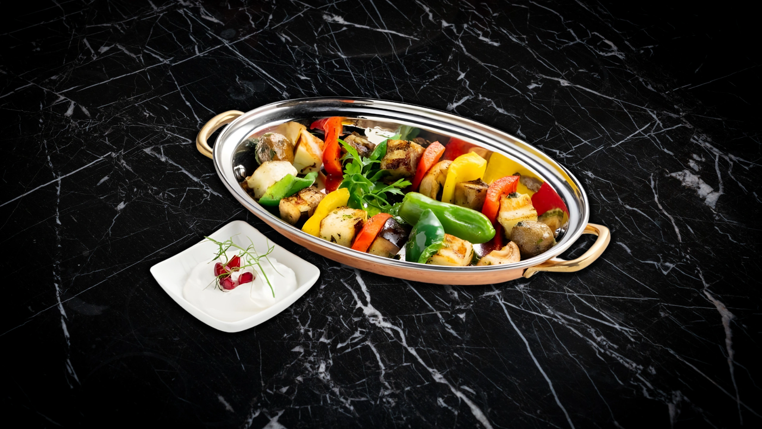 Mixed Vegetables Souflaki