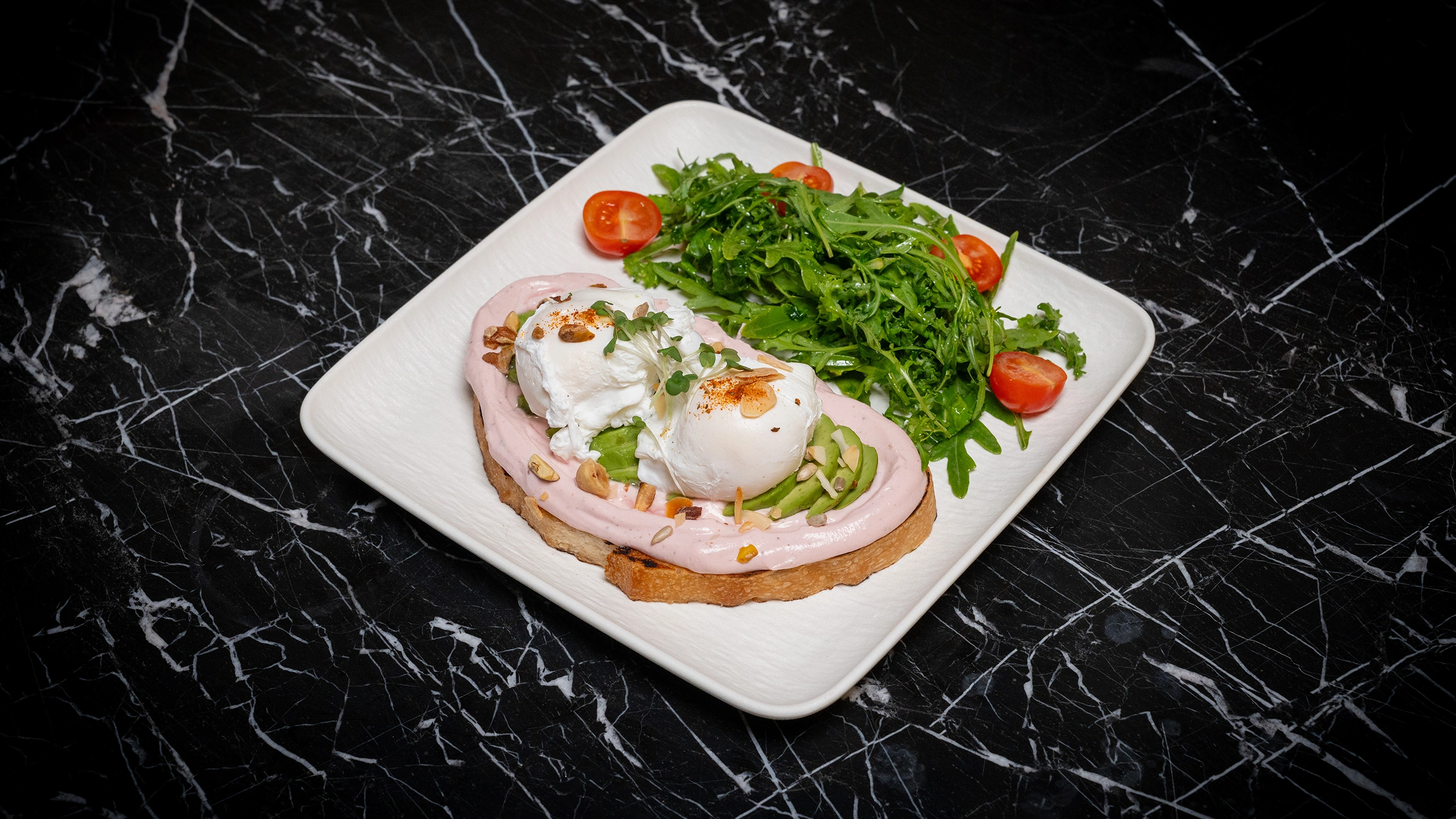 Beetroot Labneh on Toast